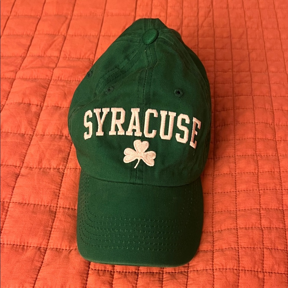Syracuse Green Shamrock Baseball Cap EUC